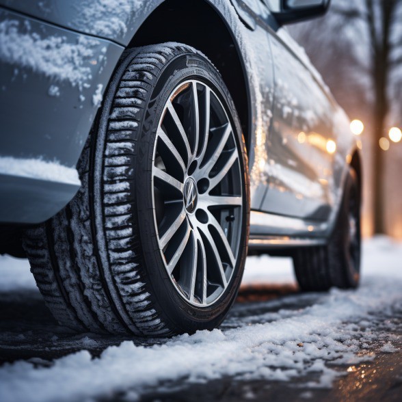 Bei winterlichen Straßenverhältnissen müssen Winterreifen oder Schneeketten verwendet werden.