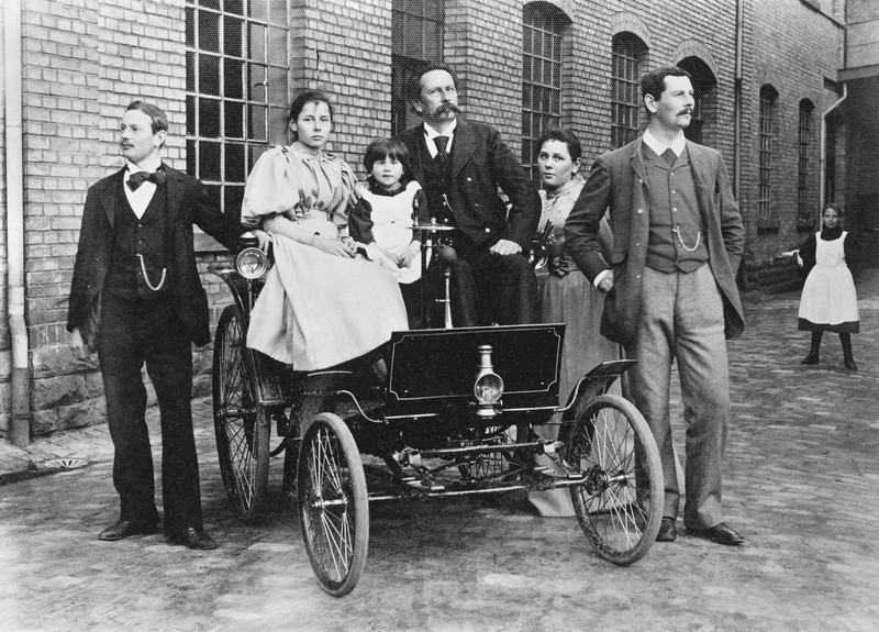 Bertha Benz war die erste Autofahrerin.