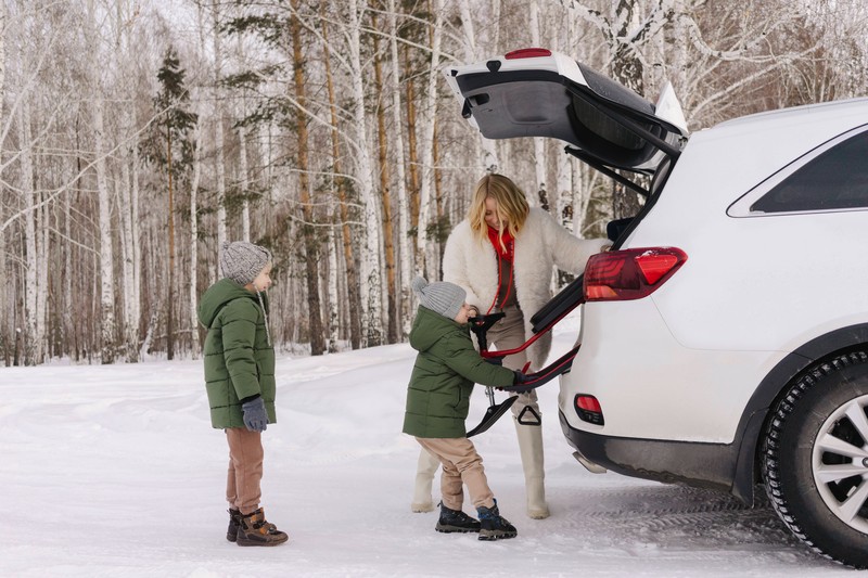 Ein Fehler ist sein Auto im Winter zu voll zu laden.