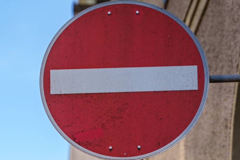 Einige KFZ-Kennzeichen sind verboten.