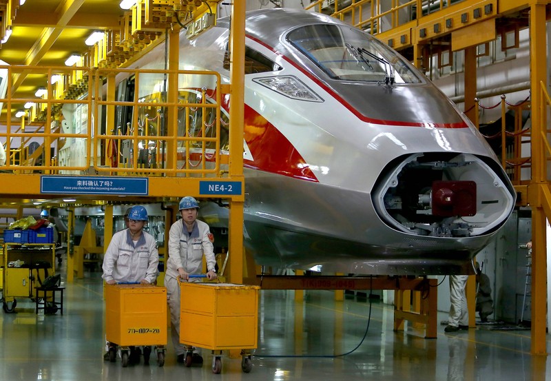 China belegt mit ihrem Maglev den zweiten Platz.