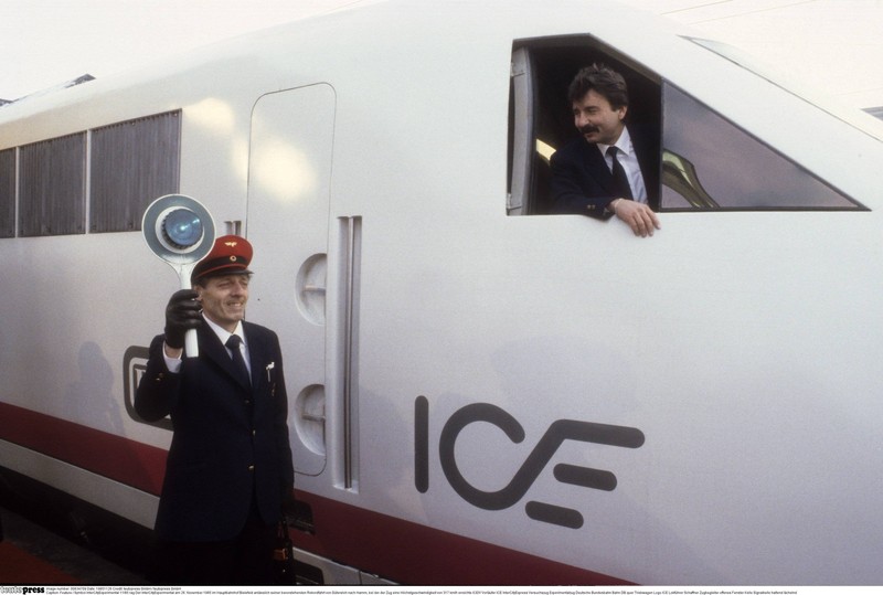 Die Rekordfahrt des ICE/V war in Deutschland streng geheim.