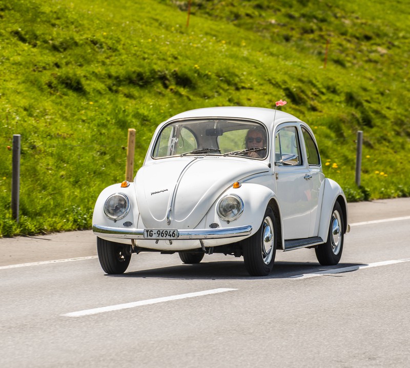 Heute weltweit bekannt ist der VW-Käfer immer noch zu finden.