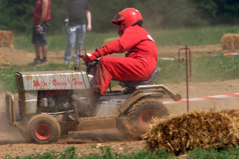 Die Rasenmäher-Meisterschaften kommen ursprünglich aus Großbritannien.
