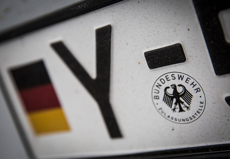 Alle Fahrzeuge der Bundeswehr haben ein Y-Kennzeichen.