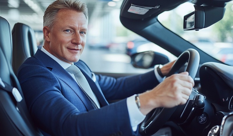 Die richtige Sitzposition ist beim Autofahren sehr wichtig.