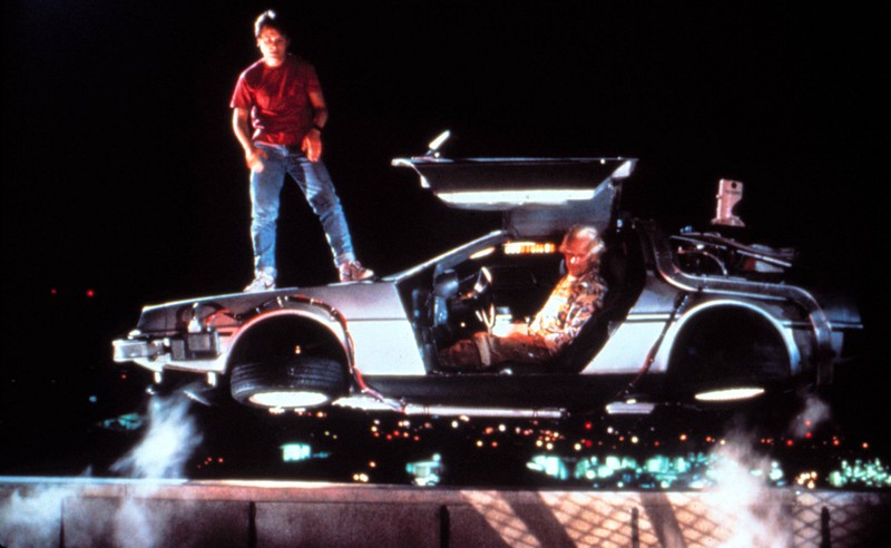 Filmstar: Der DeLorean DMC-12 aus dem Film „Zurück in die Zukunft".
