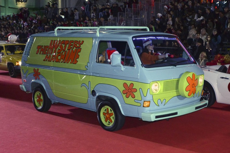 Der Bus aus der „Scooby-Doo"-Serie ist ein echter Hingucker.