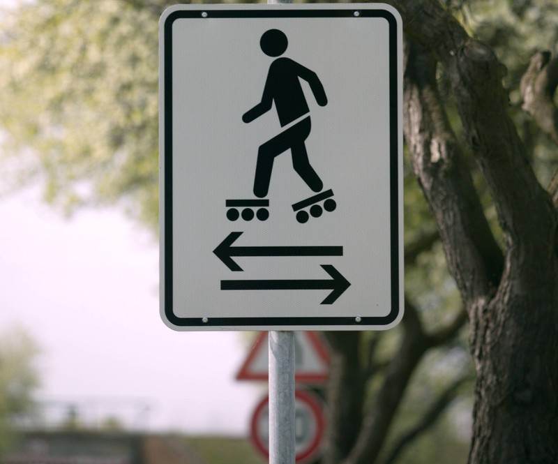 Dieses Schild sollte eigentlich ziemlich eindeutig sein.