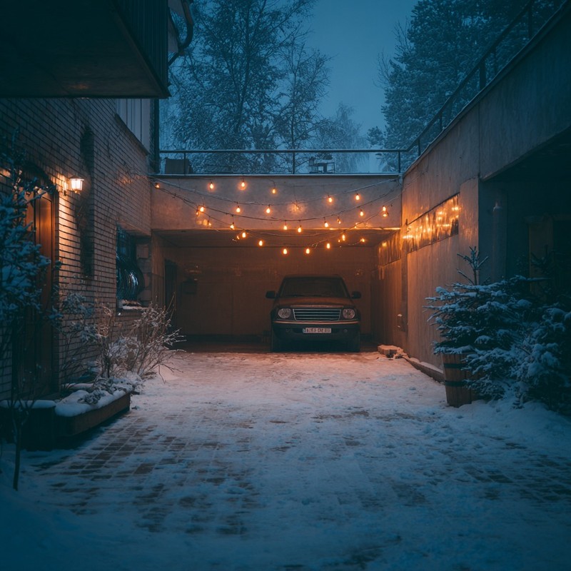 Ein Auto sollte an Silvester an einem sicheren Ort stehen.