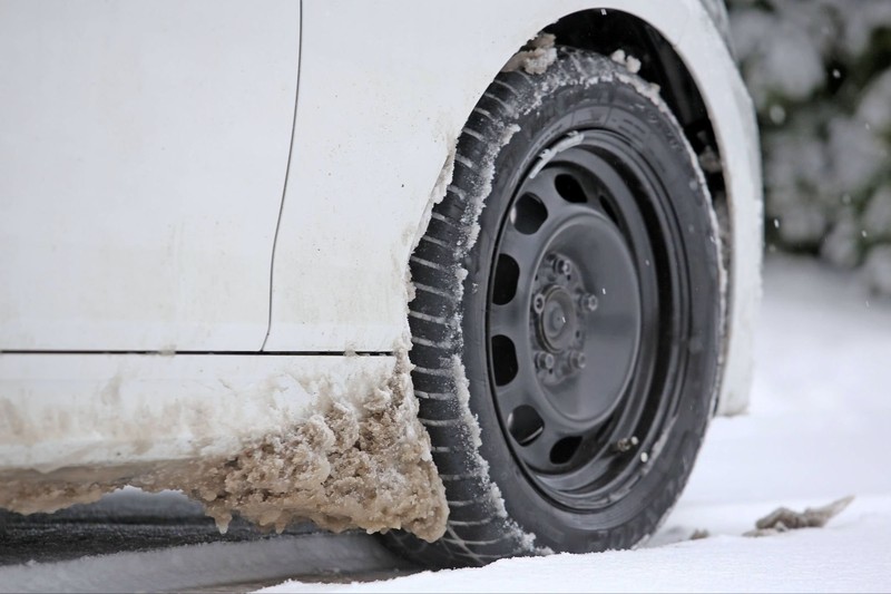 Streusalz sorgt für reichlich Verschmutzung.